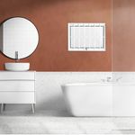 Maxim-ar Vidro Boreal com Grade Alumínio Branco 60x80cm