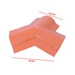 CumeeiraTriangular Colonial PVC Terracota 52x34,5cm Afort