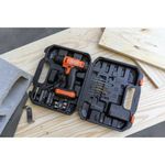 Furadeira Parafusadeira de Impacto 3/8" 12V (10mm) c/28 Acessórios