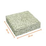 Piso Intertravado Cimentício Megadreno Natural 20x20x6cm Itauara