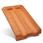 Telha Francesa Cerâmica Vermelha 39,5x23,9cm Laranjal