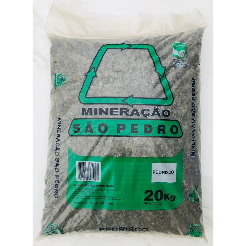 Pedra Pedrisco 20Kg São Pedro