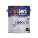 Tinta Econômica Acrílica Fosco Gesso & Drywall Branco 3,6L Bautech