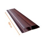 Emenda H para Forro de PVC Mogno 4m
