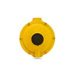 Regulador Gás Industrial 20kg/h 1/2" NPT Amarelo Vinigás