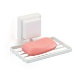 Saboneteira Piatina com Fixação Adesiva 3M Branco