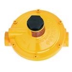 Regulador Gás Industrial 12kg/h 1/2" NPT Amarelo Vinigás