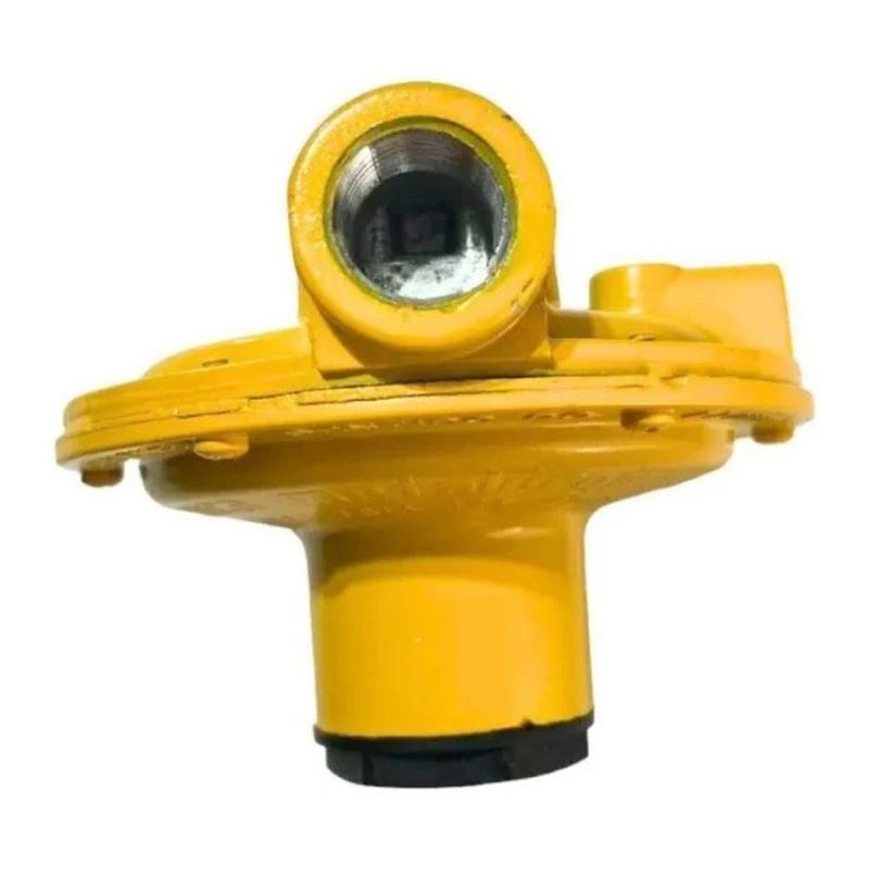 Regulador Gás Industrial 12kg/h 1/2" NPT Amarelo Vinigás