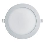 Painel de LED Embutir Redondo JNG 18W 22x22cm 1350 Lúmens Luz Branca