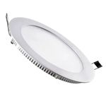 Painel de LED Embutir Redondo JNG 18W 22x22cm 1350 Lúmens Luz Branca