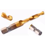 Jogo de broca Macho Perfura faz Rosca M3 M4 M5 M6 M8 M10 6 PC TITANIUM