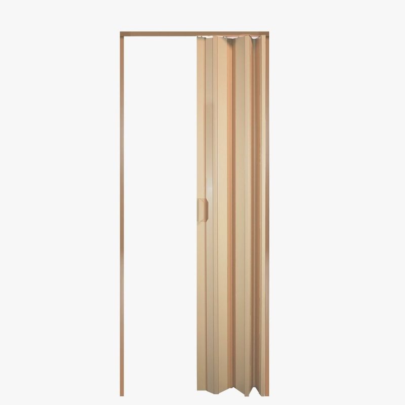 Porta Sanfonada PVC Bege 210x84cm