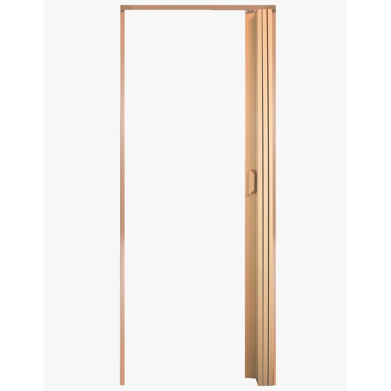 Porta Sanfonada PVC Bege 210x84cm
