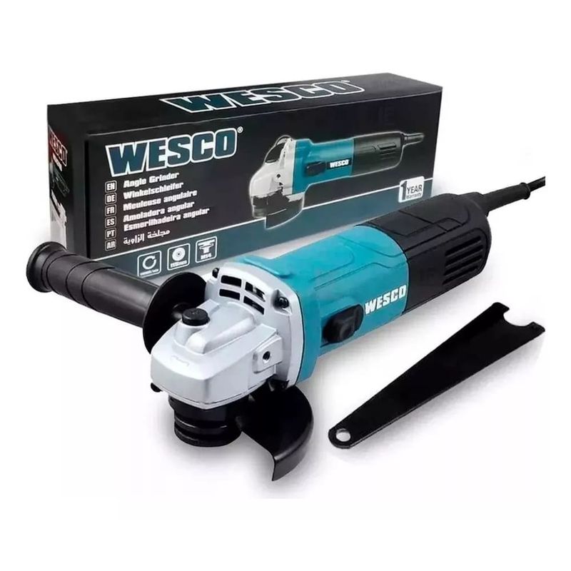 Esmerilhadeira Angular 4.1/2 (115mm) 900W WS4750U c/6 Disco 127V Wesco