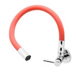 Torneira para Cozinha Parede 1/4V Bica Média Vermelho Fit Color 1168