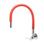 Torneira para Cozinha Parede 1/4V Bica Média Vermelho Fit Color 1168