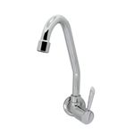 Torneira para Cozinha Parede 1/4V Bica Média Cromado 1168 C61