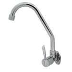 Torneira para Cozinha Parede 1/4V Bica Média Cromado 1168 C61