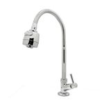 Torneira para Cozinha Mesa 1/4V Bica Alta Cromado Gourmet Flex