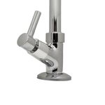 Torneira para Cozinha Mesa 1/4V Bica Alta Cromado Gourmet Flex