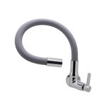 Torneira para Cozinha Parede 1/4V Bica Média Cinza Color 3068 C29