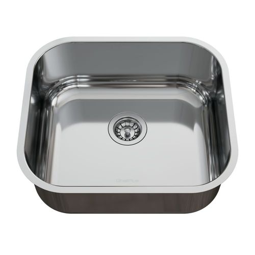 Cuba de Embutir Quadrada 40x35x18cm Aço Inox Gheplus N3 Polido