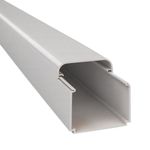 Canaleta Reta em PVC Branco 30x30mm com 2 Metros