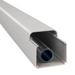 Canaleta Reta em PVC Branco 30x30mm com 2 Metros
