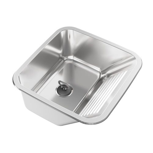 Tanque Monobloco Polido Aço Inox 30 litros 55x45x21,5cm
