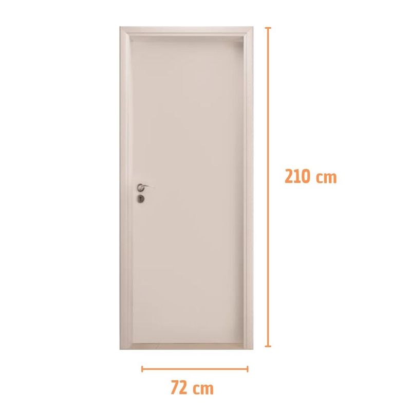 Kit Porta Colméia Primer c/Amort. para Drywall Direito Bt.7,5 210x72cm