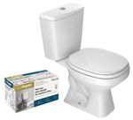 Kit Vaso Sanitário com Caixa Acoplada Aspen 3/6L Branco Deca