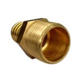 Espigão Fixo de Redução Macho Latão BSP 1/2 x 3/8" Garden