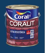 Esmalte Premium Sintético Brilhante Coralit Azul Del Rey 0,9L Coral