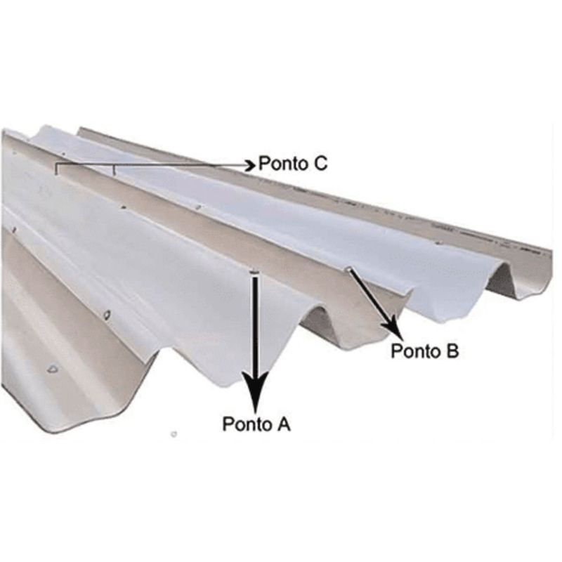 Telha Kalheta Polipropileno Translúcida 0,44x5,5m Atco