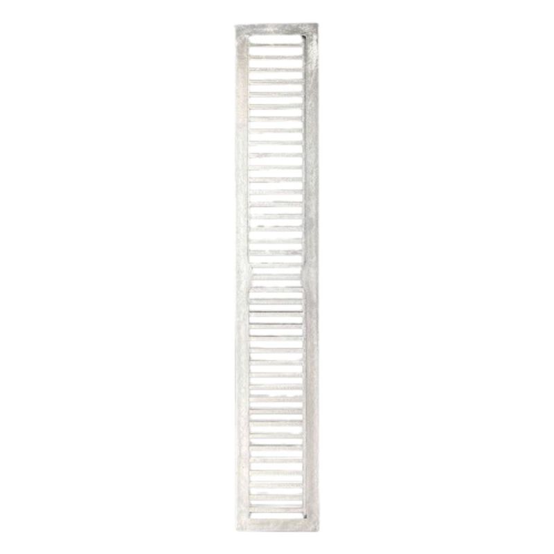 Conjunto Grelha e Porta Grelha Veicular Alumínio 15x100cm LGMais