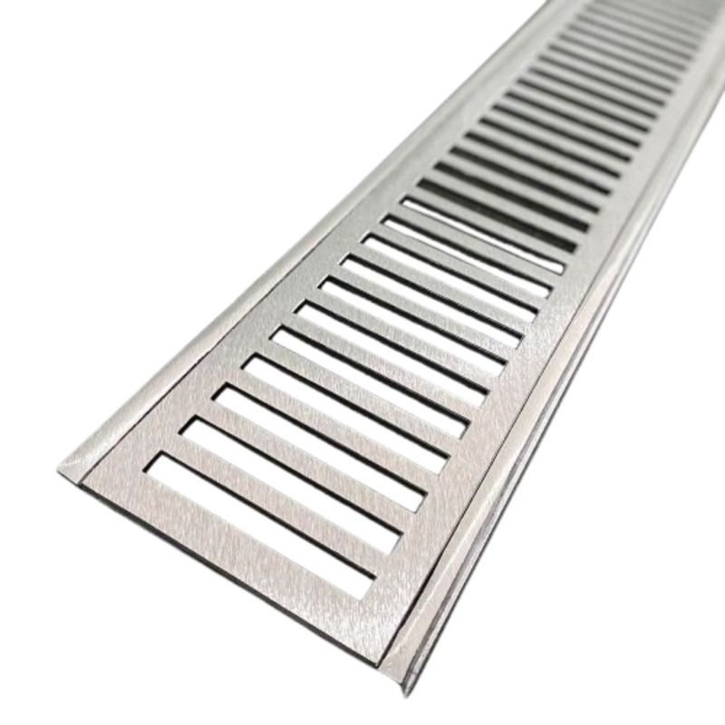 Conjunto Grelha e Porta Grelha Veicular Alumínio 15x100cm LGMais