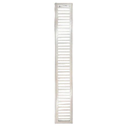 Conjunto Grelha e Porta Grelha Pedestre Alumínio 15x100cm LGMais