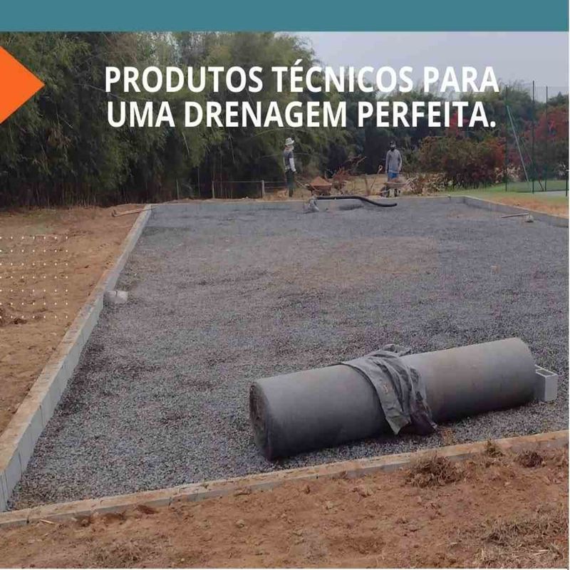 Manta Geotêxtil Poliéster Drenagem 2,15x1m Metro Linear Himper