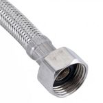 Engate Flexível Metálico Fêmea 30cm 1/2" Wog