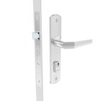 Fechadura Externa Popline Reta Esp26 40mm Cromada