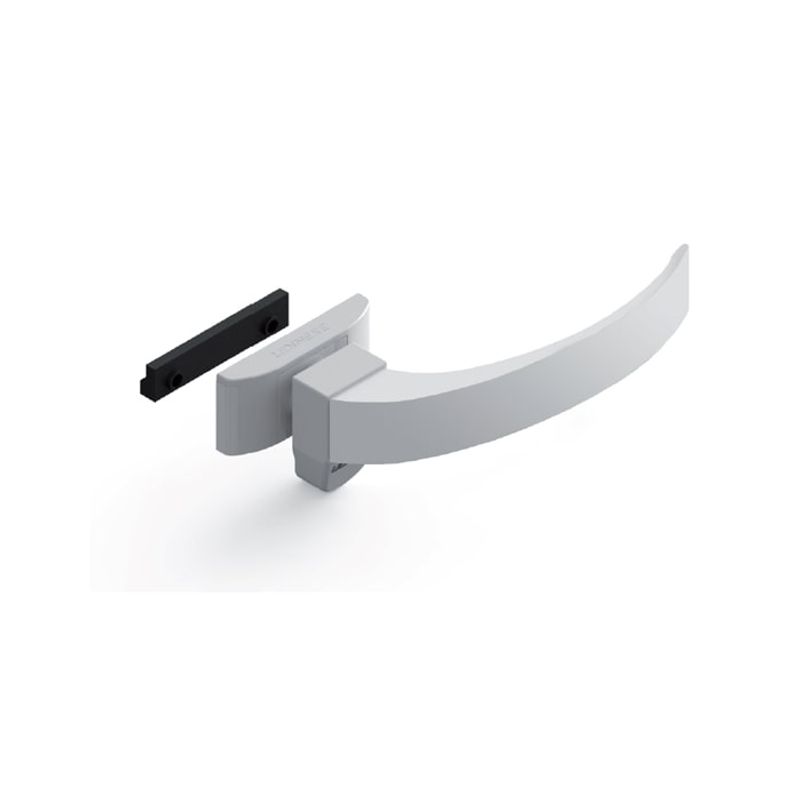 Fecho Alavanca para Janela Maxim-ar 110mm Alumínio Branco