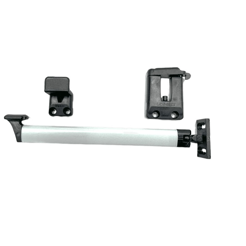 Haste Comando Janela Maxim-ar 300mm Alumínio Prata