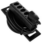 Suporte para Extensão Preto de Plástico