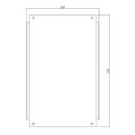 Reforço Metálico Parede Drywall Aço Galvanizado 600x260mm Multiperfil