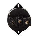 Tomada para Piso 2P+T 20A/250V Preta Redonda