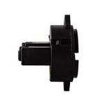 Tomada para Piso 2P+T 20A/250V Preta Redonda