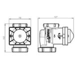 Base para Válvula de Descarga Bruto 1.1/2" Fabrimar