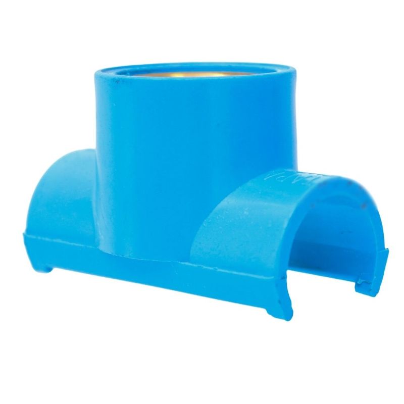 Te Liga Fácil Soldável com Bucha de Latão Azul PVC 25mm x 3/4" Estrela