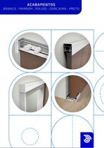 Kit para Porta de Correr com Batente 2m até 60Kg Alumínio Polido