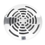 Grelha Redonda Abre e Fecha Cromada DN150 Luconi